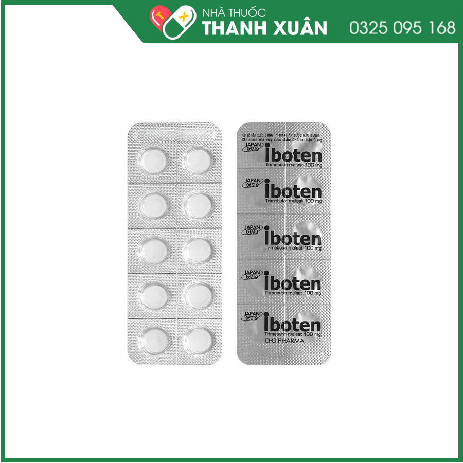 Iboten điều trị triệu chứng của đau, rối loạn nhu động ruột